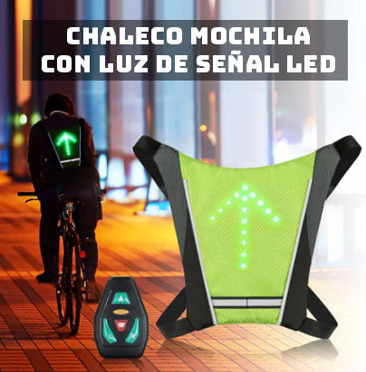 CHALECO SEÑALIZADOR PARA CICLISTA