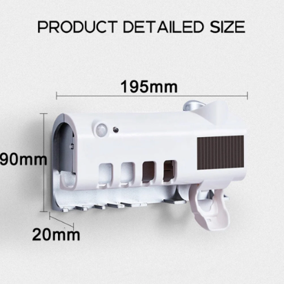 PORTA CEPILLOS DENTAL CON ESTABILIZADOR DE LUZ UV